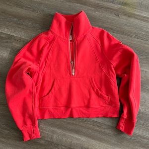 Lululemon scuba oversized funnel neck half zip